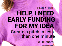 Create an innovastart web-stories pitch to get Early Funding for idea